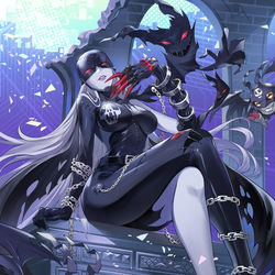 This is a pixiv picture whose title is レディーデビモン.