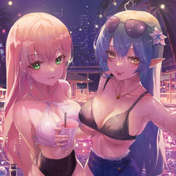 This is a pixiv picture whose title is date.