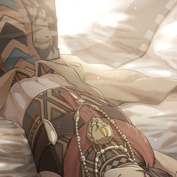This is a pixiv picture whose title is 百獣の装束.