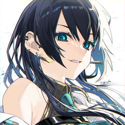 This is a pixiv picture whose title is 蒼瞳.