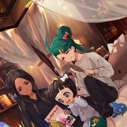 This is a pixiv picture whose title is 女子会！.