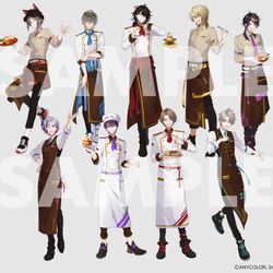 This is a pixiv picture whose title is ココス × にじさんじ コラボイベント用イラスト.