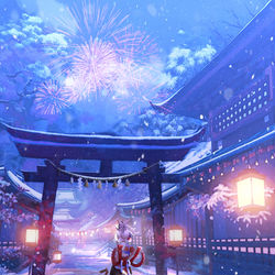 This is a pixiv picture whose title is 霎那隽永.