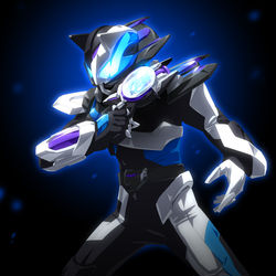 This is a pixiv picture whose title is 仮面ライダージーン.