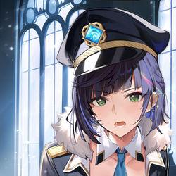 This is a pixiv picture whose title is 夜阑.