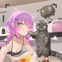 This is a pixiv picture whose title is トワ様.