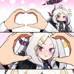 This is a pixiv picture whose title is 얼굴 끼우기 떴냐 ???.