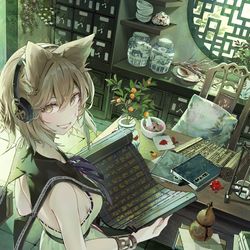 This is a pixiv picture whose title is 豊聡耳神子の錬丹工房.