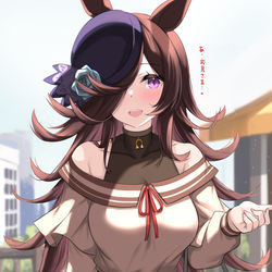 This is a pixiv picture whose title is JDライスちゃんとバレンタイン待ち合わせ🍫.