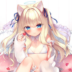 This is a pixiv picture whose title is あーん、してください💕.