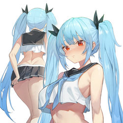 This is a pixiv picture whose title is Serafuku.