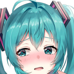 This is a pixiv picture whose title is マスターへのチョコの文字を失敗しちゃったミクちゃん.