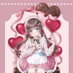 This is a pixiv picture whose title is ❤️Happy Valentine❤️.