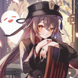 This is a pixiv picture whose title is 胡桃ちゃん.