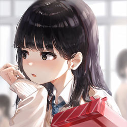 This is a pixiv picture whose title is 「今年は手作り...」.