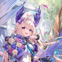 This is a pixiv picture whose title is お仕事  エナー・アールウェットさん誕生日グッズイラスト2023.