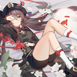 This is a pixiv picture whose title is 胡桃.