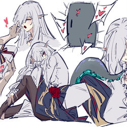 This is a pixiv picture whose title is 情人节DLC.