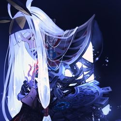This is a pixiv picture whose title is 【軽い流血注意】カマソッソとニトクリス.
