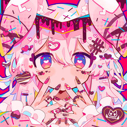 This is a pixiv picture whose title is 🤎❤.