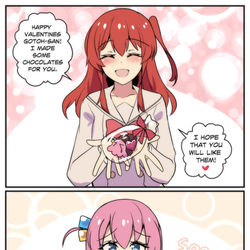 This is a pixiv picture whose title is Bocchi The Happy!.