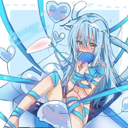 This is a pixiv picture whose title is バレンタインなケモ耳リムル様.