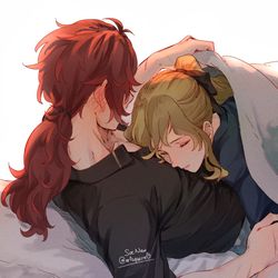 This is a pixiv picture whose title is Jealuc Happy Valentine's Day.