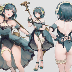 This is a pixiv picture whose title is Undine, The Gardener.