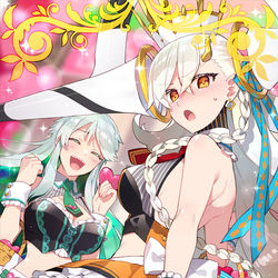 This is a pixiv picture whose title is ストリート・チョコメイド2023（星）.