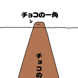 This is a pixiv picture whose title is no.1933 『 チョコの一角 』.