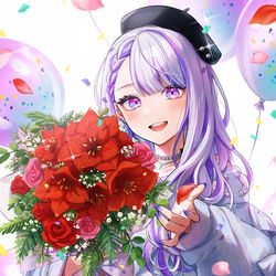 This is a pixiv picture whose title is happy birthday💐.
