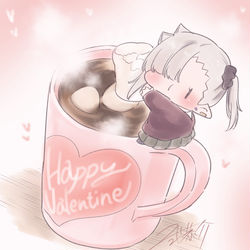 This is a pixiv picture whose title is バレンタイン吸血鬼ちゃんの絵.