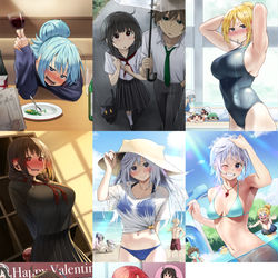 This is a pixiv picture whose title is 『現代版このすば　番外編　2022年ver.』.