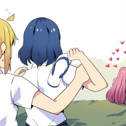 This is a pixiv picture whose title is Bocchi’s gang after valentine’s.