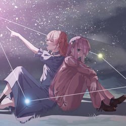 This is a pixiv picture whose title is 星座になれたら.