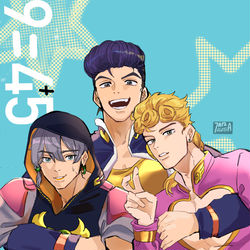 This is a pixiv picture whose title is Jojolands 4+5 = 9.