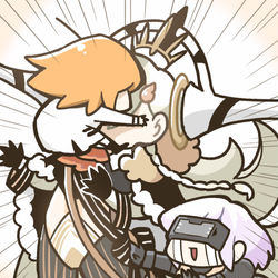 This is a pixiv picture whose title is 7章後編プレイ中に描いてた某。.