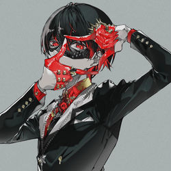 This is a pixiv picture whose title is ガトリングアジテイタア.