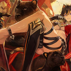 This is a pixiv picture whose title is Dehya.