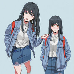 This is a pixiv picture whose title is デートルック.