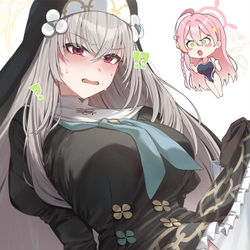 This is a pixiv picture whose title is 歌住サクラコの"覚悟".