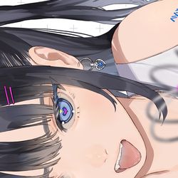 This is a pixiv picture whose title is べーっ.