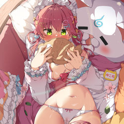 This is a pixiv picture whose title is miko.