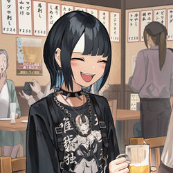 This is a pixiv picture whose title is ぷはーっ！！　うんまっ！！.