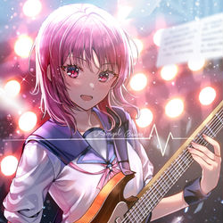 This is a pixiv picture whose title is 岩沢まさみ🎸.