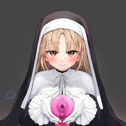 This is a pixiv picture whose title is 義理搾精(バレンタイン).