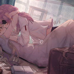 This is a pixiv picture whose title is もう少しだけ一緒にいてほしいの....