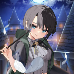 This is a pixiv picture whose title is 「スリザリンのナンバーワンになるっ!」.