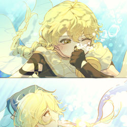 This is a pixiv picture whose title is 魈空.