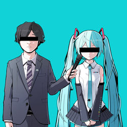 This is a pixiv picture whose title is 匿名M.